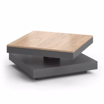 Vicco Table basse Anthracite 70x34cm