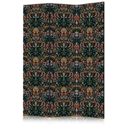 Paravent – Motif rétro vintage complexe et riche dans un style victorien