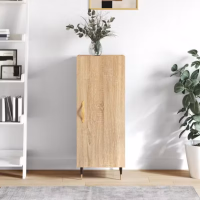 vidaXL Buffet Chêne sonoma 34,5x34x90 cm Bois d&rsquo;ingénierie 828519