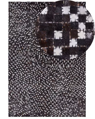 Tapis AKKESE Marron 140 x 200 cm Cuir