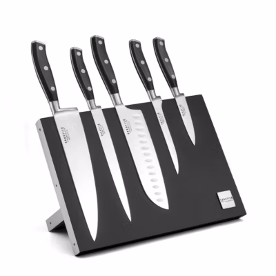 Bloc magnétique 5 couteaux de cuisine  – Vulcano par Sabatier Trompette
