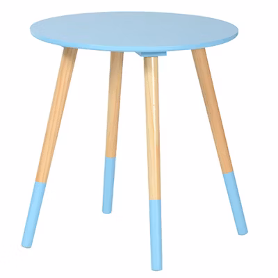 BJARNI – Table Basse Ronde Bleue