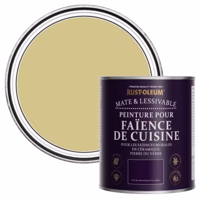 Peinture Verte pour Faïence de Cuisine, Mat – RUST-OLEUM – Wasabi 750ml