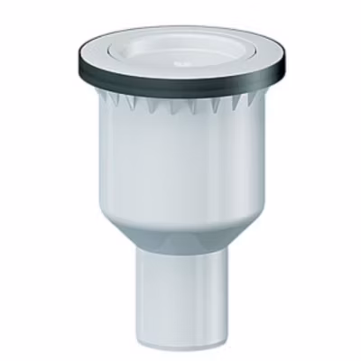 Bonde de douche Dallmer – DN 50 vertical – pour receveur de douche avec un orifice d&rsquo;écoulement de 90mm