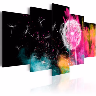 Tableau Fleurs Energy of Nature 100×50 cm