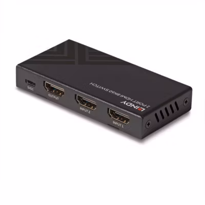 Commutateur HDMI 2.1 8K 60Hz 2 entrées LINDY