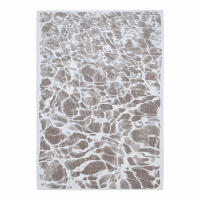 Tapis salon et chambre tissé plat GRAVEL Diam 140 cm