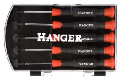 Jeu de 5 tournevis de précision micro – HANGER – 133092