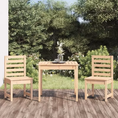 vidaXL Ensemble de Bistrot de Jardin 3 pcs, Ensemble de Meubles d&rsquo;Extérieur, Salon de Jardin, Mobiliers de Patio Terrasse, 3154671