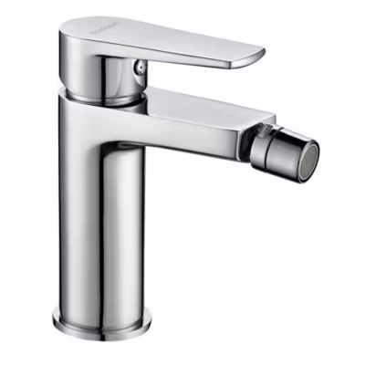 Robinet de bidet monocommande ASTRO avec finition chromée brillante en laiton Kibath
