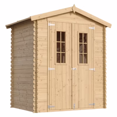Abri de jardin en bois – I196xL136xH218 cm/ 1.98 m2 – M367C – Timbela