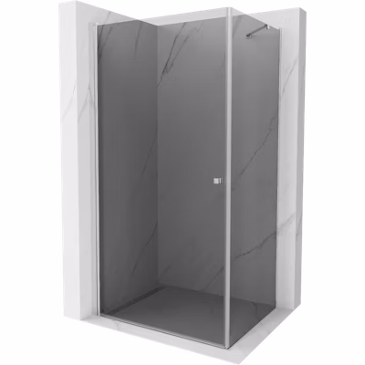 Mexen Pretoria cabine de douche pivotante 70 x 110 cm, graphite, chrome – 852-070-110-01-40