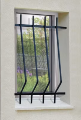Grille de Defense Standing pour Fenetre H 75 cm x L 80 cm (côte tableau)