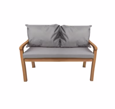 Coussin pour banc 110×60/2x50x56cm Coussins pour balancelle de jardin Gris, Coussin d&rsquo;assise Coussin extérieur/intérieur