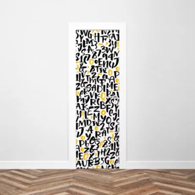 Sticker Porte Alphabet 204 x 63 cm