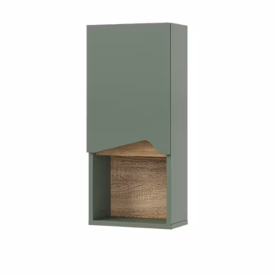 Vicco  Vert/Artisan 30x67cm avec porte et compartiment ouvert