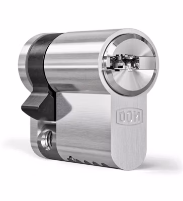 Cylindre de porte haute sécurité IX6 SR nickelé et clé a billes Dimension – 30×10
