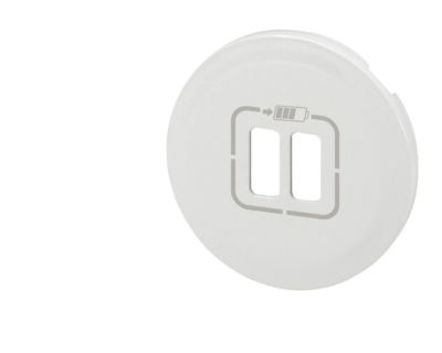 Centre de chargeur USB double blanc Legrand Céliane