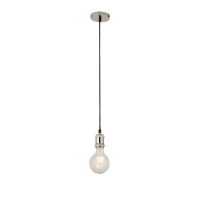 Suspension de câble de lumière du chrome 1 de projecteur avec le câble textile noir de 1.5Mtr