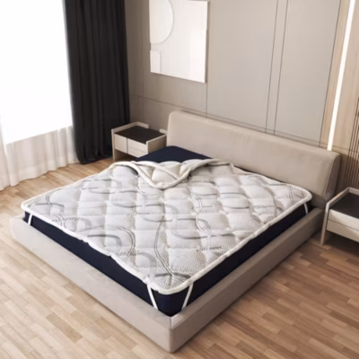 The White Stone Surmatelas 180×190 respirant hauteur 5 cm