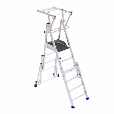 Escabeau PIRC 6 à 9 marches – Hauteur max. de travail 4.23m – PIRC250-FP