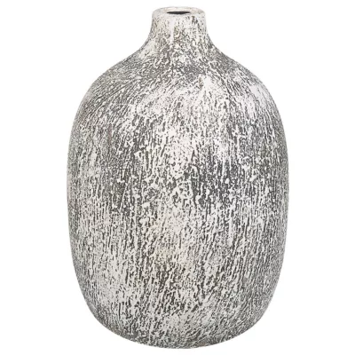 Vase à fleurs VIGO Céramique 36 cm Gris