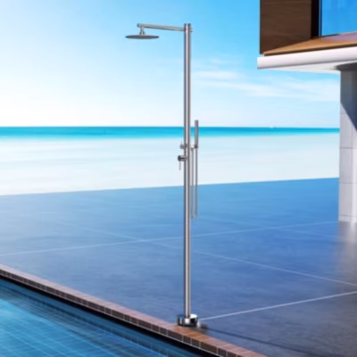 Douche de piscine en Acier Inoxydable – KANSAS POOLIMEX