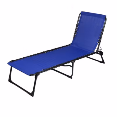 Chaise longue / Bain de soleil coloris bleu 187x85x56 cm