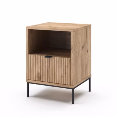 Vicco Table de nuit Chêne Viking 40x55cm avec 1 tiroir