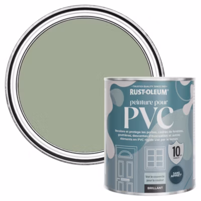 Peinture Verte pour Portes et Fenêtres en PVC, Finition Brillante – RUST-OLEUM – Vert kaki 750ml