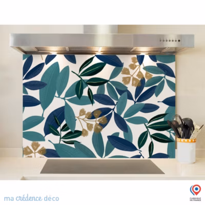 Crédence cuisine fond de hotte Végétation 2 – Alu composite – L 60 cm x H 45 cm – MaCrédenceDéco