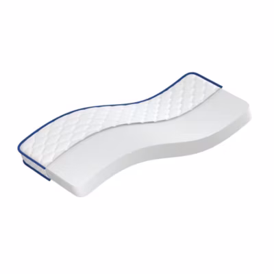 Matelas en mousse à mémoire de forme blanc 80x160x17 cm doux vidaXL