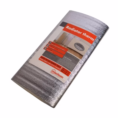 Panneau d&rsquo;Isolation Réfléchissant pour Radiateur, 250 x 50 cm, Gris Aluminium