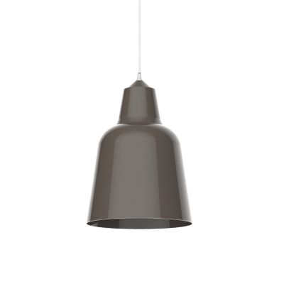 LUMICOM – DONG Suspension, 1X E27, max 42W, métal, gris , D.40cm