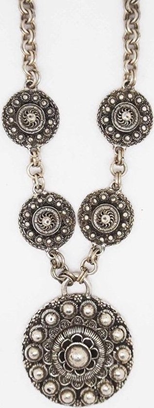 Collier avec grands et petits boutons de Zélande ZKC701