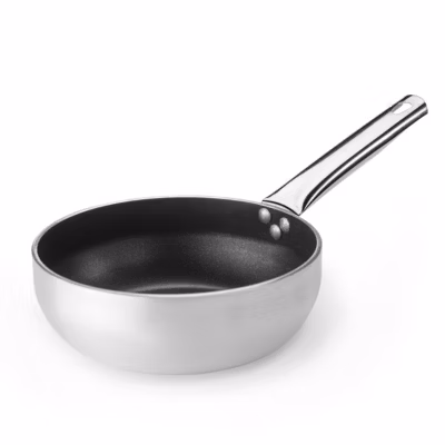 Sauteuse Evasée Anti-Adhésive en Aluminium 20 à 32 cm – Pujadas – Gris – l38.4- L0.1- P20.7- h13- Aluminium