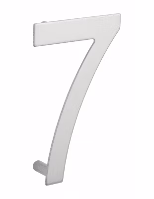 Chiffre 7 à visser, inox, H.100mm – THIRARD
