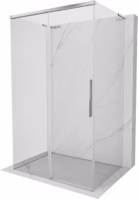Mexen Rox-3S L cabine de douche coulissante à 3 parois 95 x 110 cm, transparent, chrome – 8C2L-095-110-01-00-3S