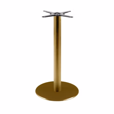 Pied de table modèle Rome doré métal – Restootab