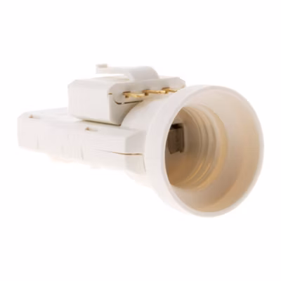 Douille avec Fiche DCL 6A 250V B22 – Blanc – Zenitech