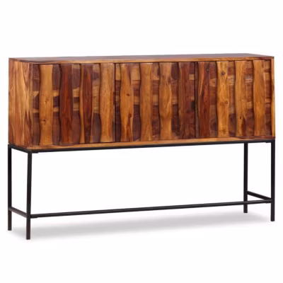 vidaXL Buffet Bois massif de Sesham 120 x 30 x 80 cm