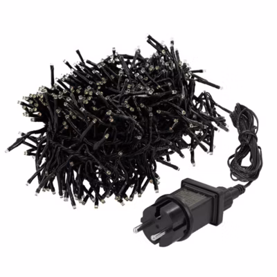 Guirlande de Noël lumineuse 768 LED blanc chaud 5,5 m IP44 intérieur/extérieur