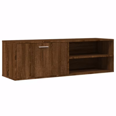 Prolenta Premium –  Meuble TV chêne marron 120x34x37 cm bois d&rsquo;ingénierie