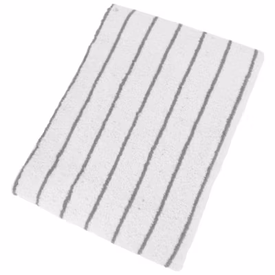 Drap de douche coton 70x140cm PURE LIGHT à rayures gris