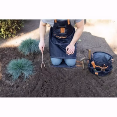 Sac outils jardin en jean rond – Esschert design