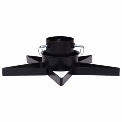 Support de sapin de Noël Noir 47x47x13,5 cm vidaXL