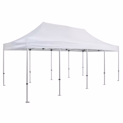Tente pliante en aluminium 4×8 m  Oviala