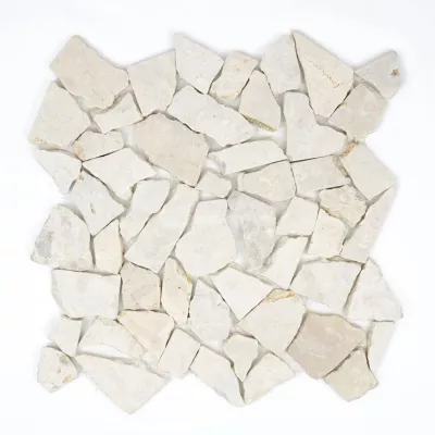 MOSAIQUE PALLADIEN CREME 1 PLAQUE 30 x 30 CM CASA LINEA