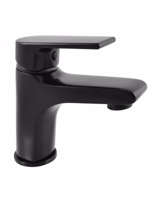 Mitigeur lavabo COLORADO en laiton noir sans siphon