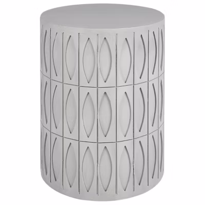 Table d&rsquo;appoint DEARA Gris clair